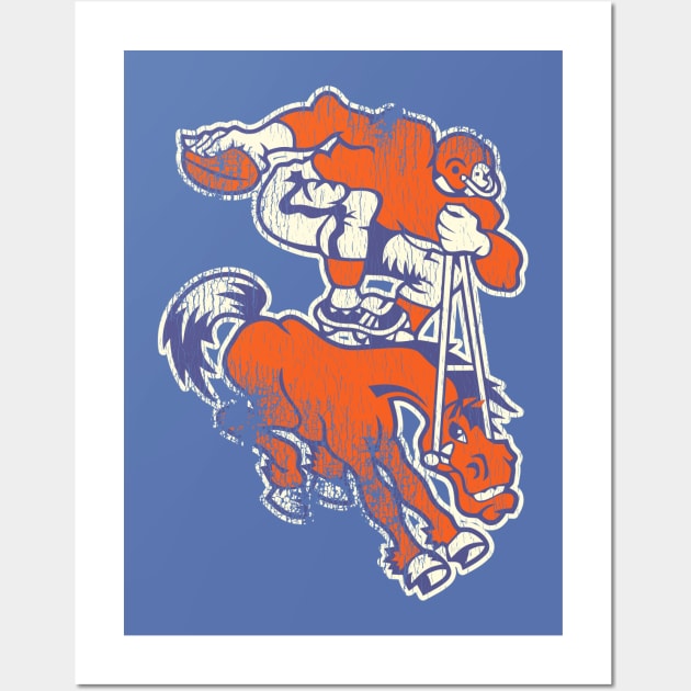 Vintage Denver Mascot Wall Art by darklordpug